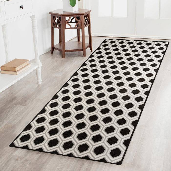 FLOORDIREKT Teppichläufer Bangor - Moderner Wohnteppich - Pflegeleicht und langlebig - 80 x 50 cm-4