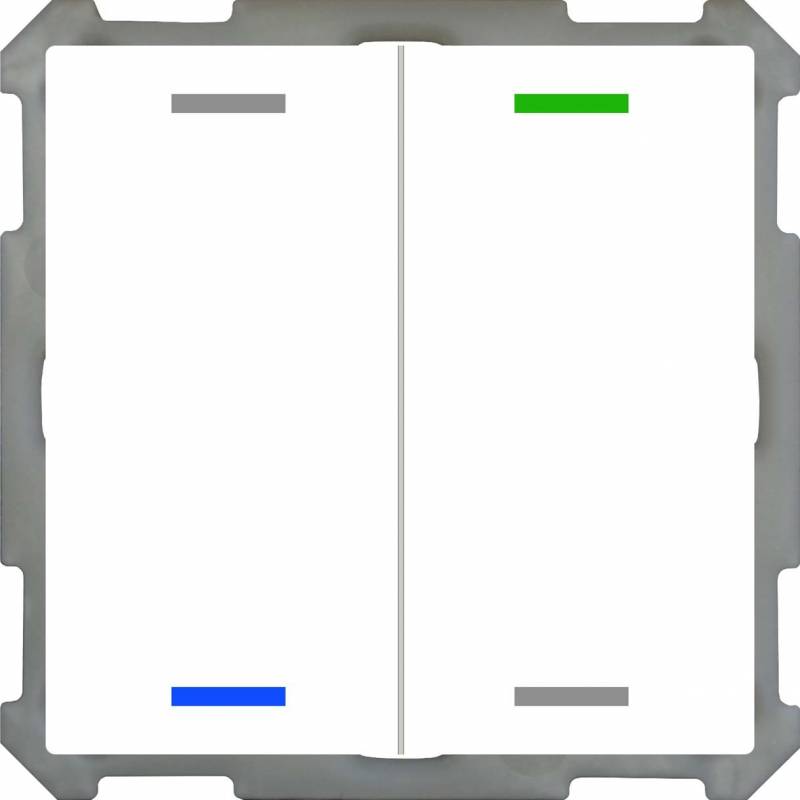 MDT technologies Taster KNX Light 63 2fach RGBW weiß-0