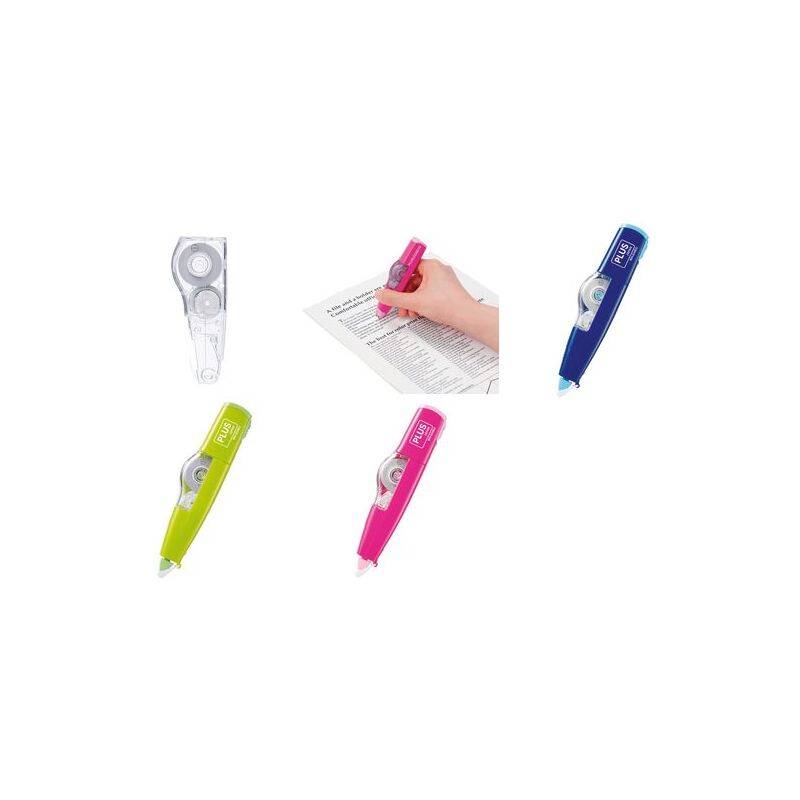 PLUS JAPAN Mehrweg-Korrekturroller "MR", 4,2 mm x 6 m, pink-0
