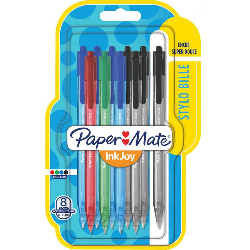 Paper:Mate Kugelschreiber InkJoy 100 RT, 8er Blister-0