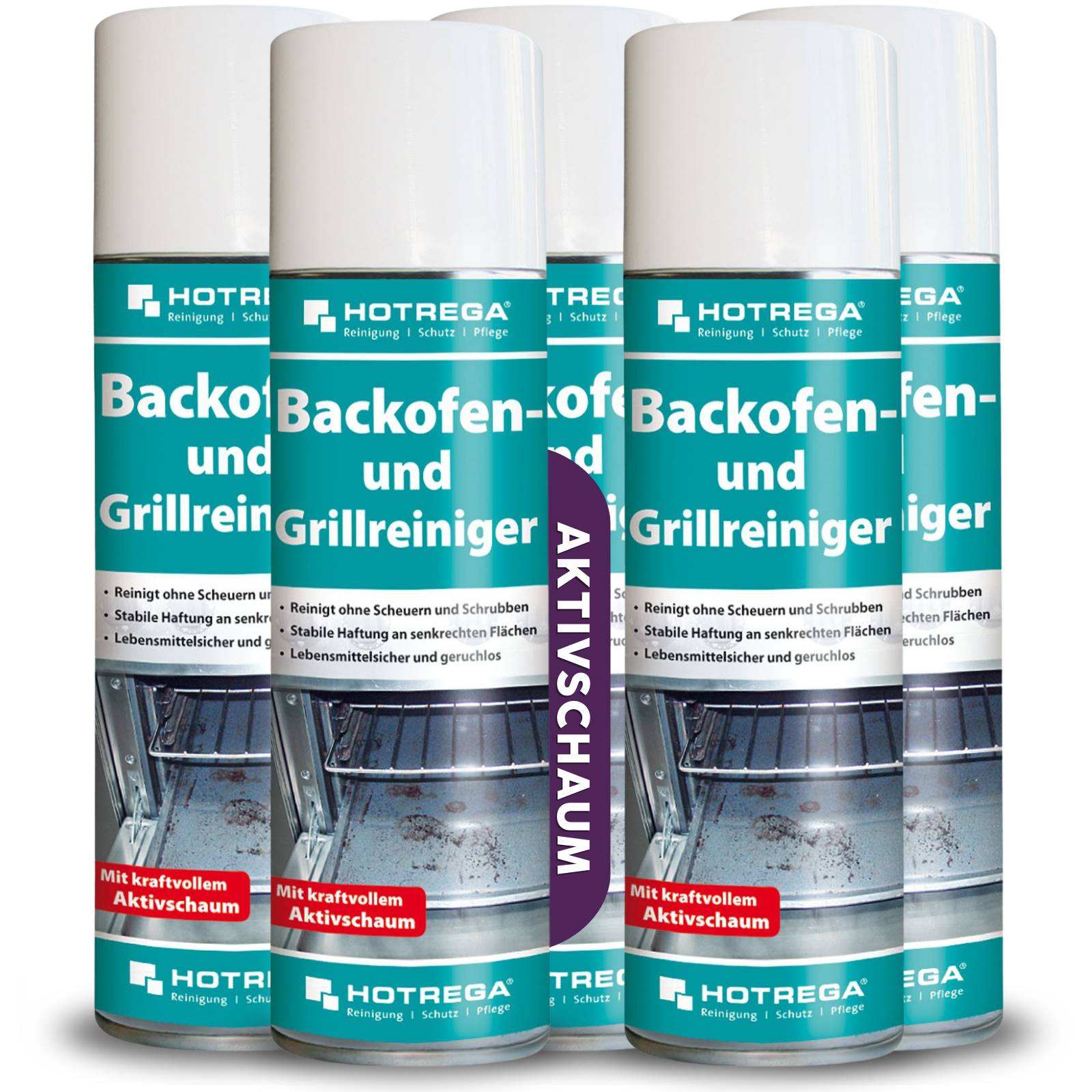 HOTREGA Backofen- und Grillreiniger Sets - Menge:5-0