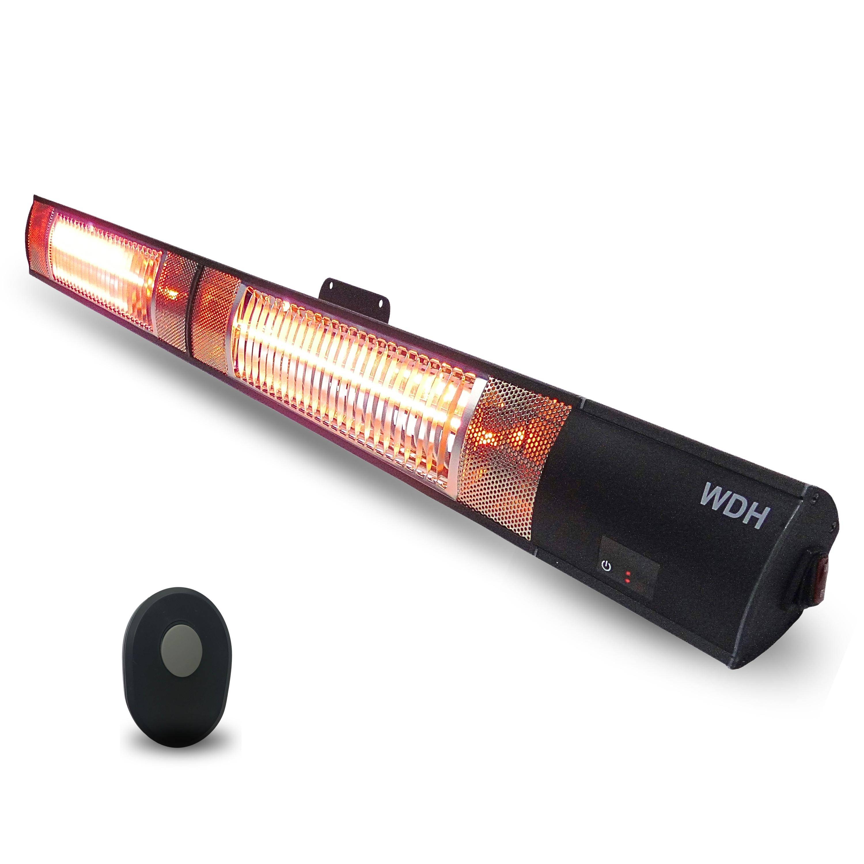 WDH Wand-Heizstrahler WDH-300WS - 3.000 W - Außenbereichstauglich/Outdoor - Gastro, Bar, Restaurant-0