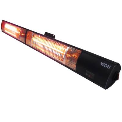 WDH Wand-Heizstrahler WDH-300WS - 3.000 W - Außenbereichstauglich/Outdoor - Gastro, Bar, Restaurant-0