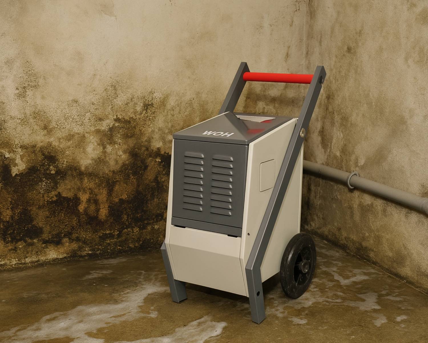 WDH Bautrockner WDH-500AH - für 170m² - 50 Liter/Tag - mit geeichtem (MID) Stromverbrauchszähler (kW/h Zähler)-4