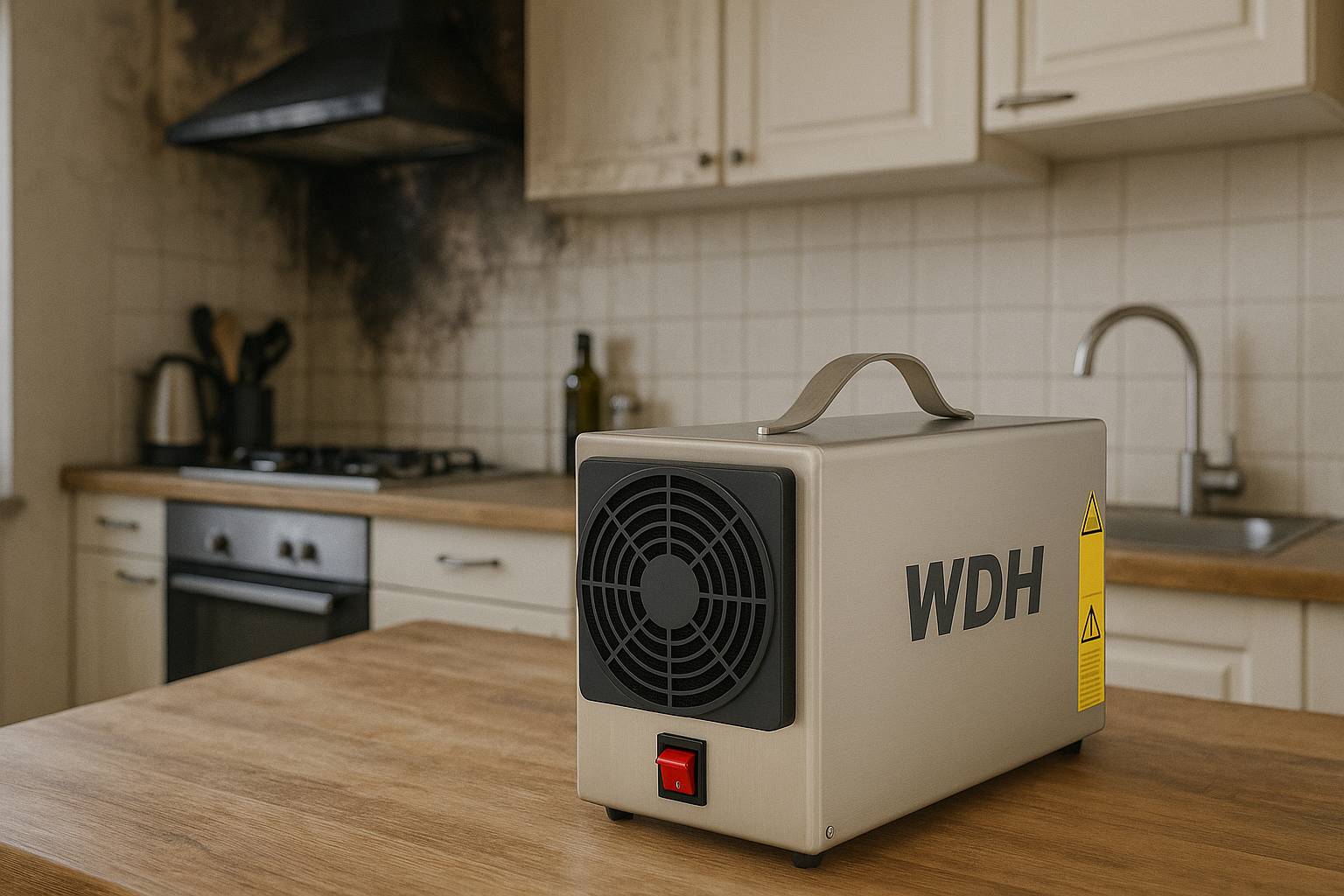WDH Ozongenerator WDH-AP001 - bis 40m² - mit 1.000 mg/h (1g/h) Ozonleistung - Gegen Gerüche & Keime-3