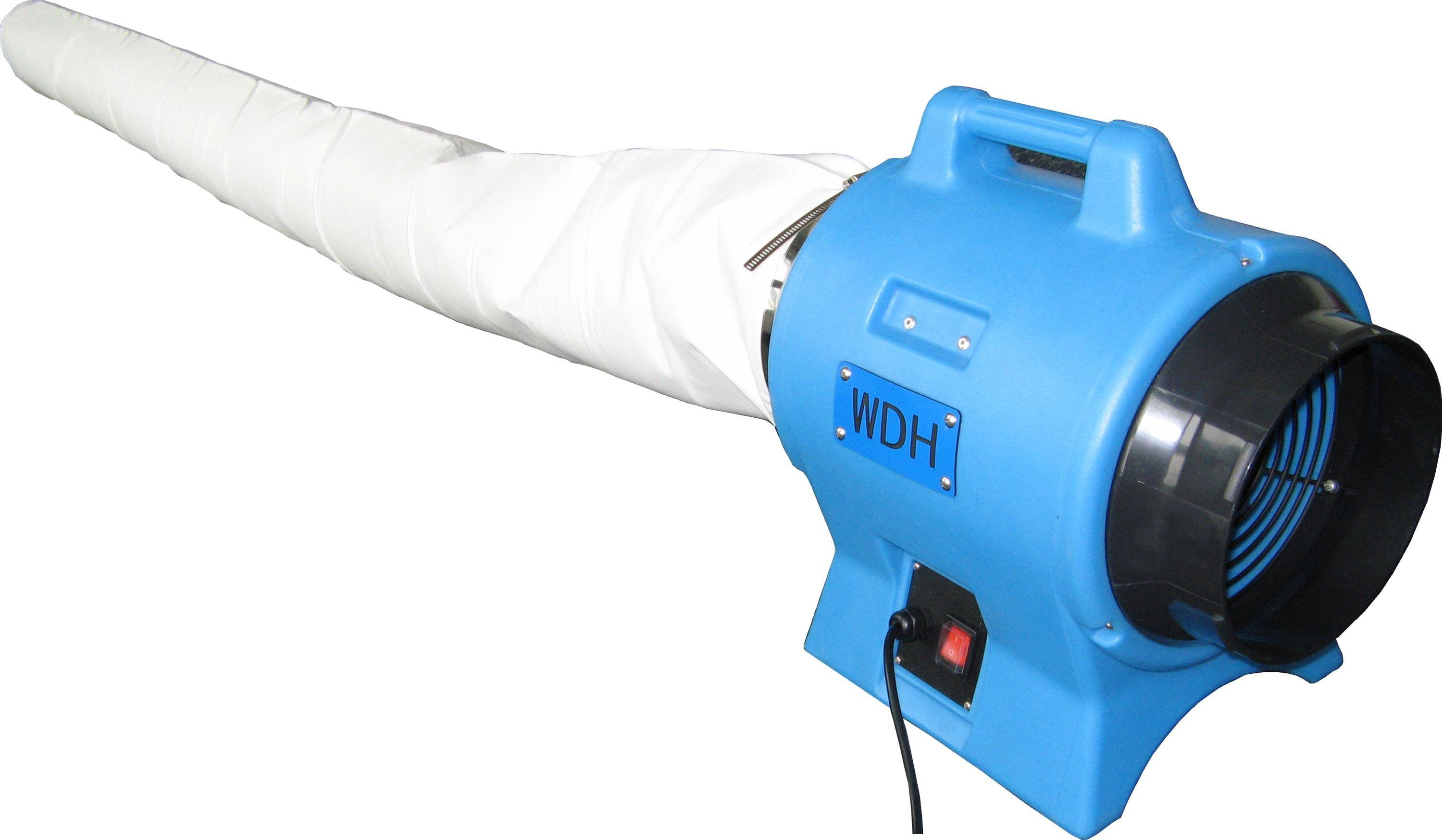 WDH Kunststoffgebläse WDH-AP11 - (Ø x H) 30 x 54 cm - Axialventilator, Rohrventilator - 2.200 m³/h Luftumwälzung-2
