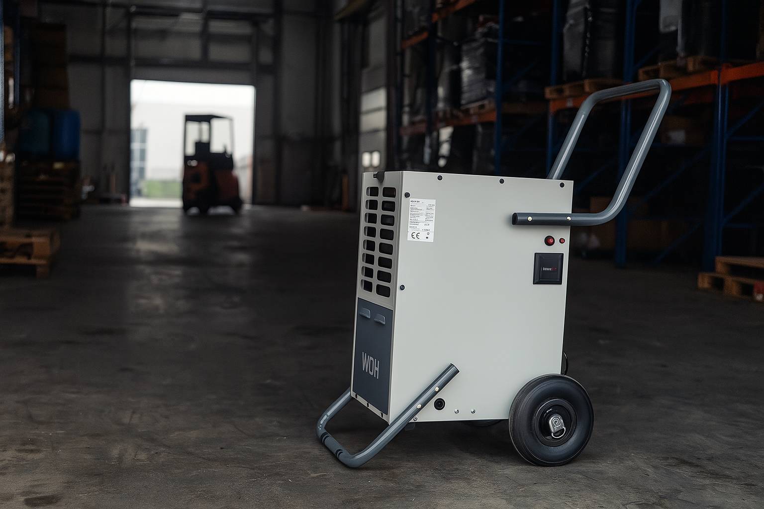 WDH Bautrockner WDH-50B - für 100m² - 50 Liter/Tag - mit geeichtem (MID) Stromverbrauchszähler (kW/h Zähler)-4