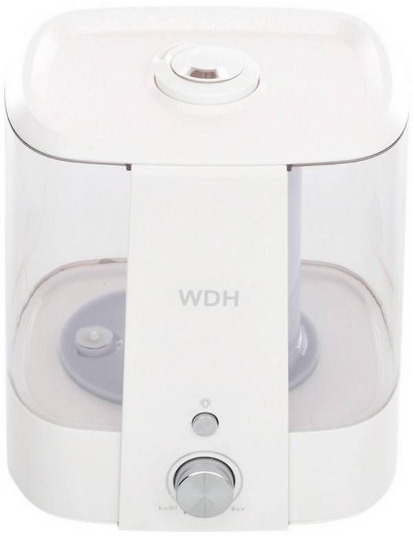 WDH Luftbefeuchter WDH-SK6630 - 40m² - Ultra-feiner Wasserdampf - 25W - flüsterleise - für Pflanzen, Tiere, Baby, Kinder
