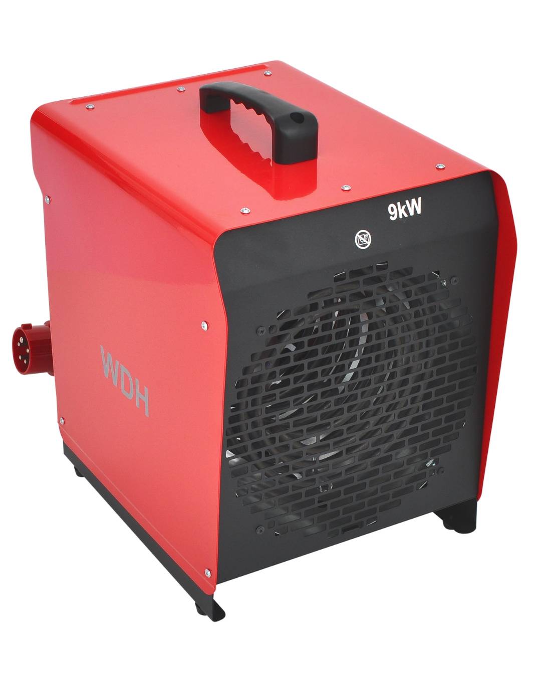 WDH Heizgebläse WDH-BGP09 (9kW) - Profi-Heizstrahler, Bautrockner - 75m² - H 43 x B 30 x T 39 cm-0