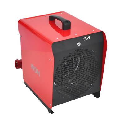 WDH Heizgebläse WDH-BGP09 (9kW) - Profi-Heizstrahler, Bautrockner - 75m² - H 43 x B 30 x T 39 cm-0