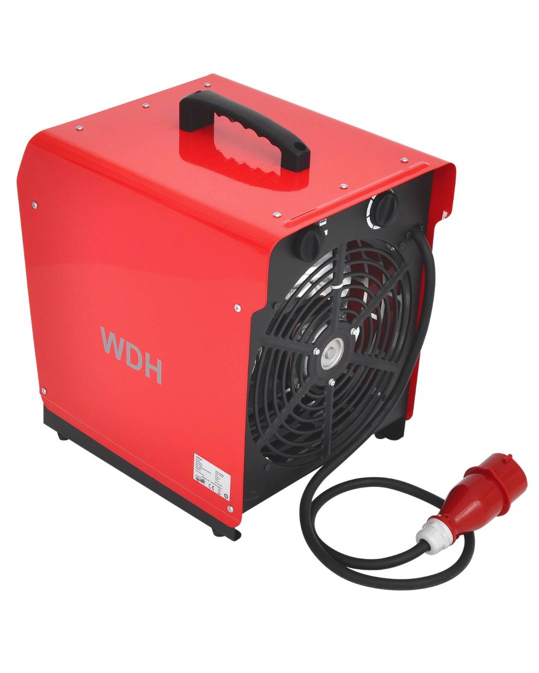 WDH Heizgebläse WDH-BGP09 (9kW) - Profi-Heizstrahler, Bautrockner - 75m² - H 43 x B 30 x T 39 cm-1