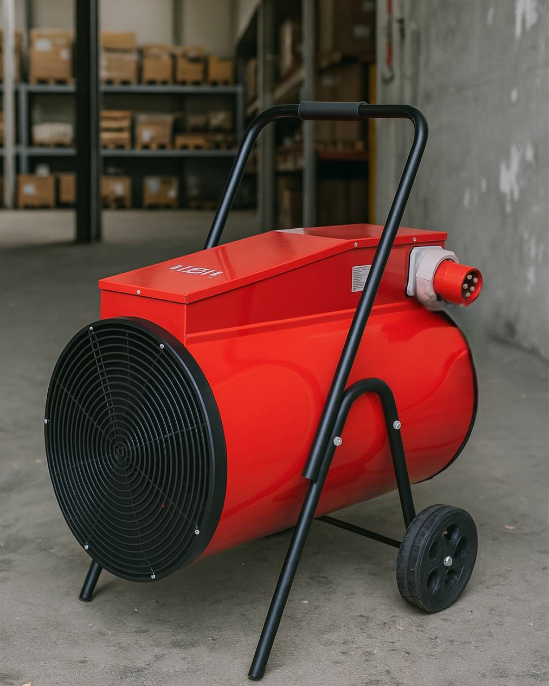 WDH Elektro Heizkanone WDH-BGC30 (30kW) - für Bau, Industrie, Halle - 250m² - H 86 x B 56,5 x T 62 cm-1