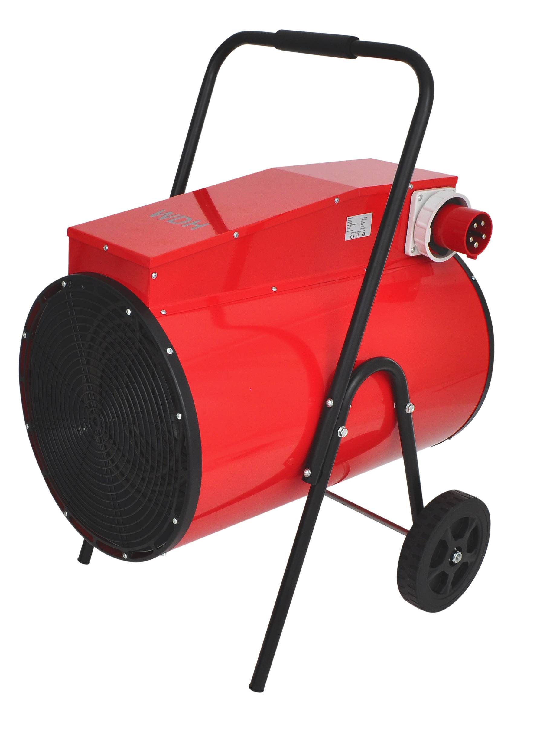 WDH Elektro Heizkanone WDH-BGC30 (30kW) - für Bau, Industrie, Halle - 250m² - H 86 x B 56,5 x T 62 cm-0