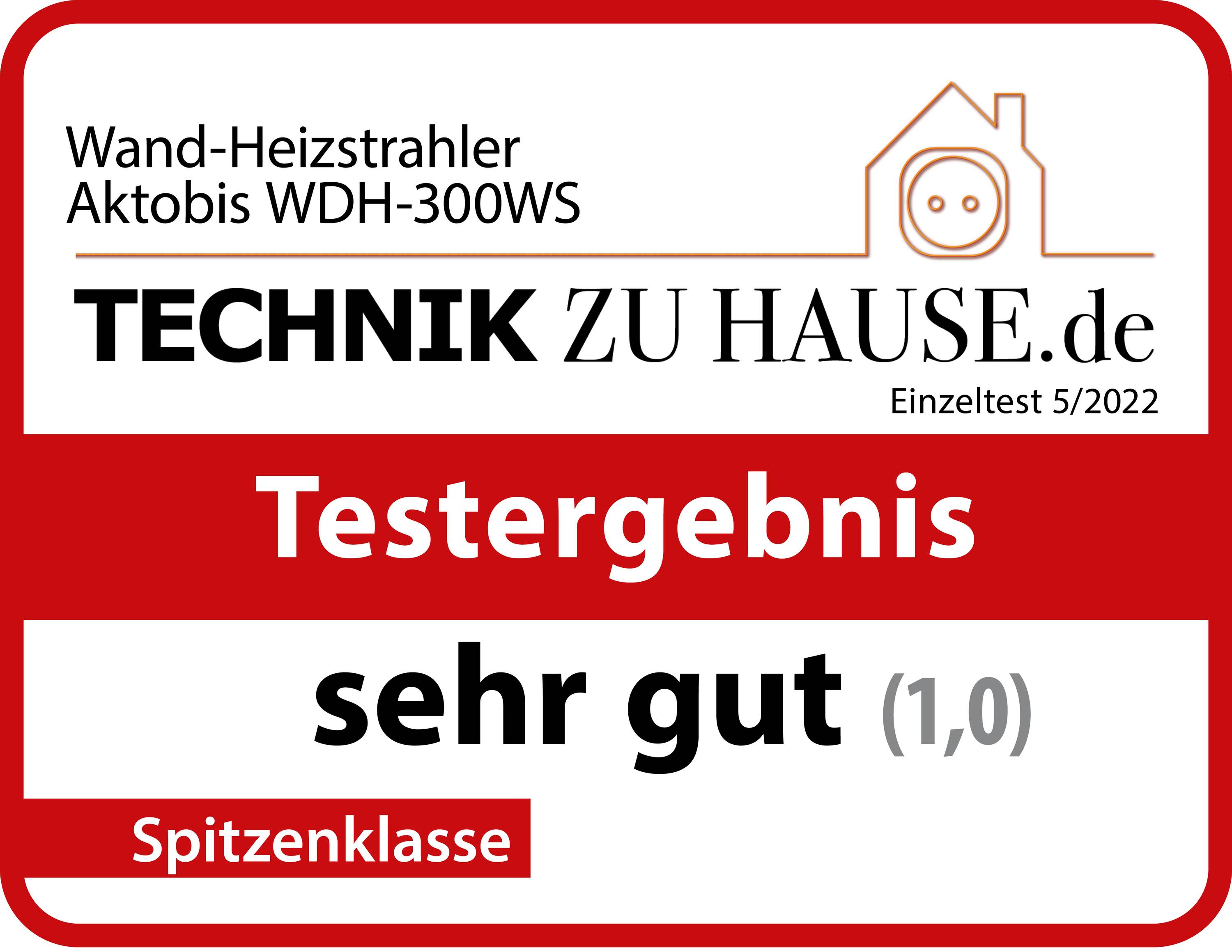 Preisbild für WDH Wand-Heizstrahler WDH-300WS - 3.000 W - Außenbereichstauglich/Outdoor - Gastro, Bar, Restaurant