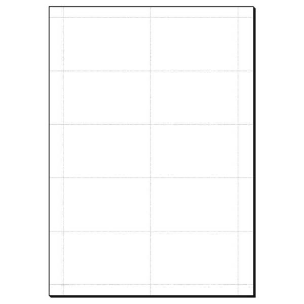 sigel PC-Einsteckschilder für Namensschilder, 54 x 90 mm