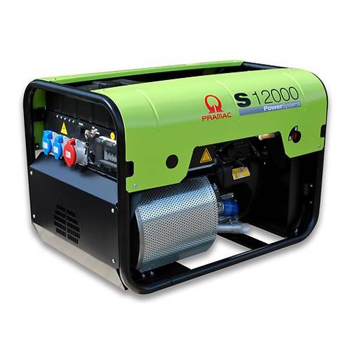PRAMAC S12000 - Benzin Stromerzeuger (400V/230V | 688 cm³ Hubraum | 3 Phasen | 50 Hz | IP23 | IPP | E-Start)-0
