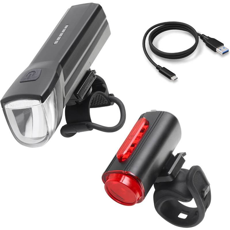 FISCHER Akku-USB-LED-Beleuchtungs-Set TWIN, 30 Lux-0
