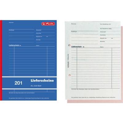 herlitz Formularbuch "Liefer-/Empfangsschein 201", DIN A5-0