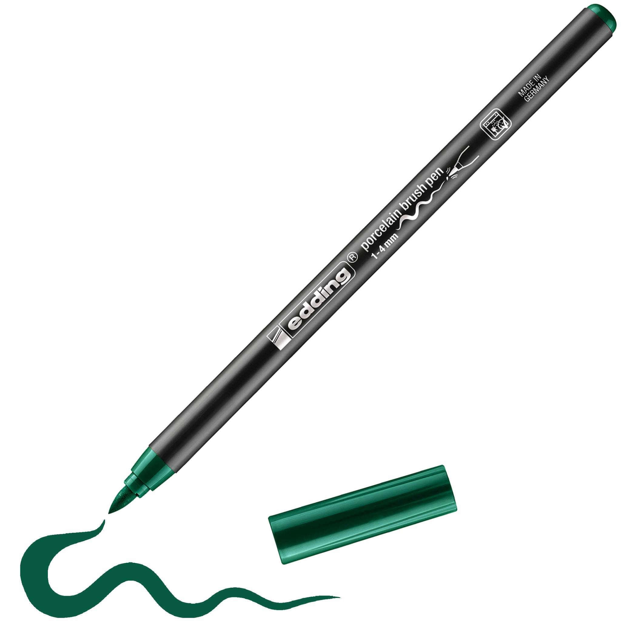 edding 4200 Porzellanpinselstift grün-0