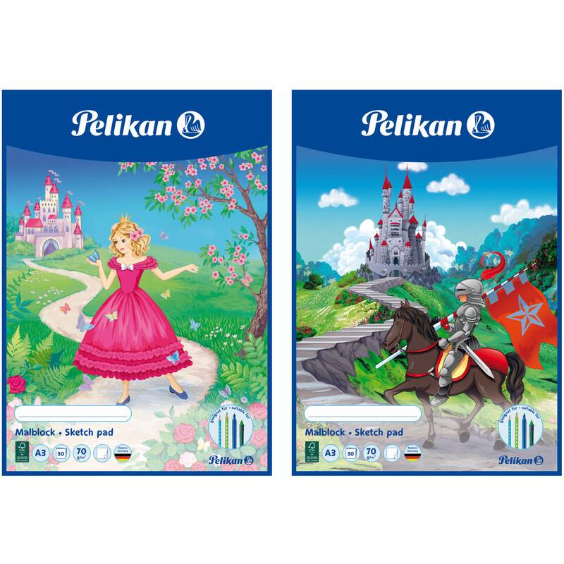 Pelikan Malblock MC 3/30, DIN A3, 70 g/qm, 30 Blatt-0