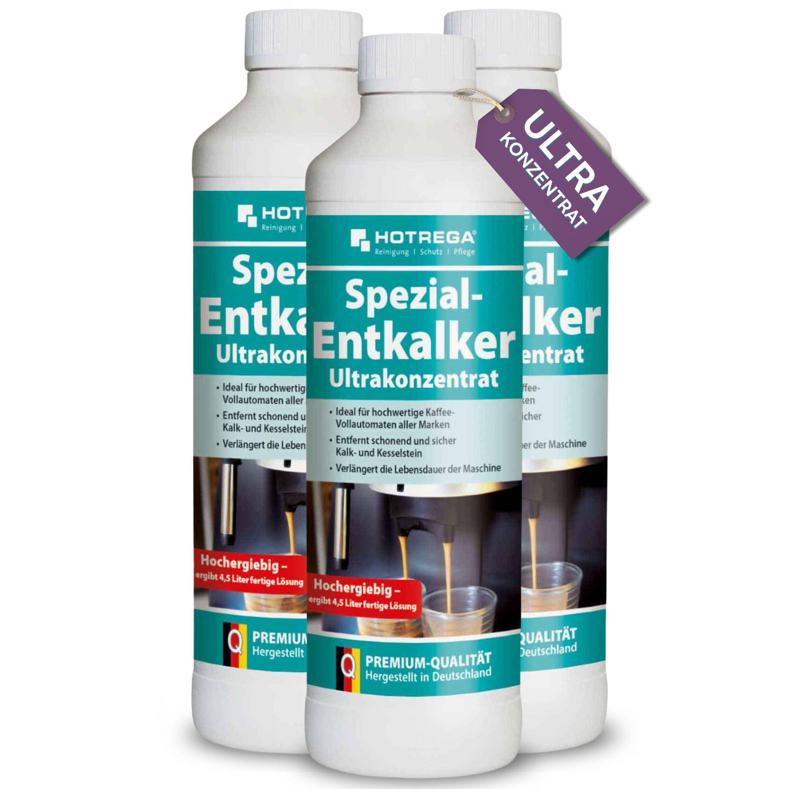 HOTREGA Spezial Entkalker Ultrakonzentrat Sets - Menge:3-0