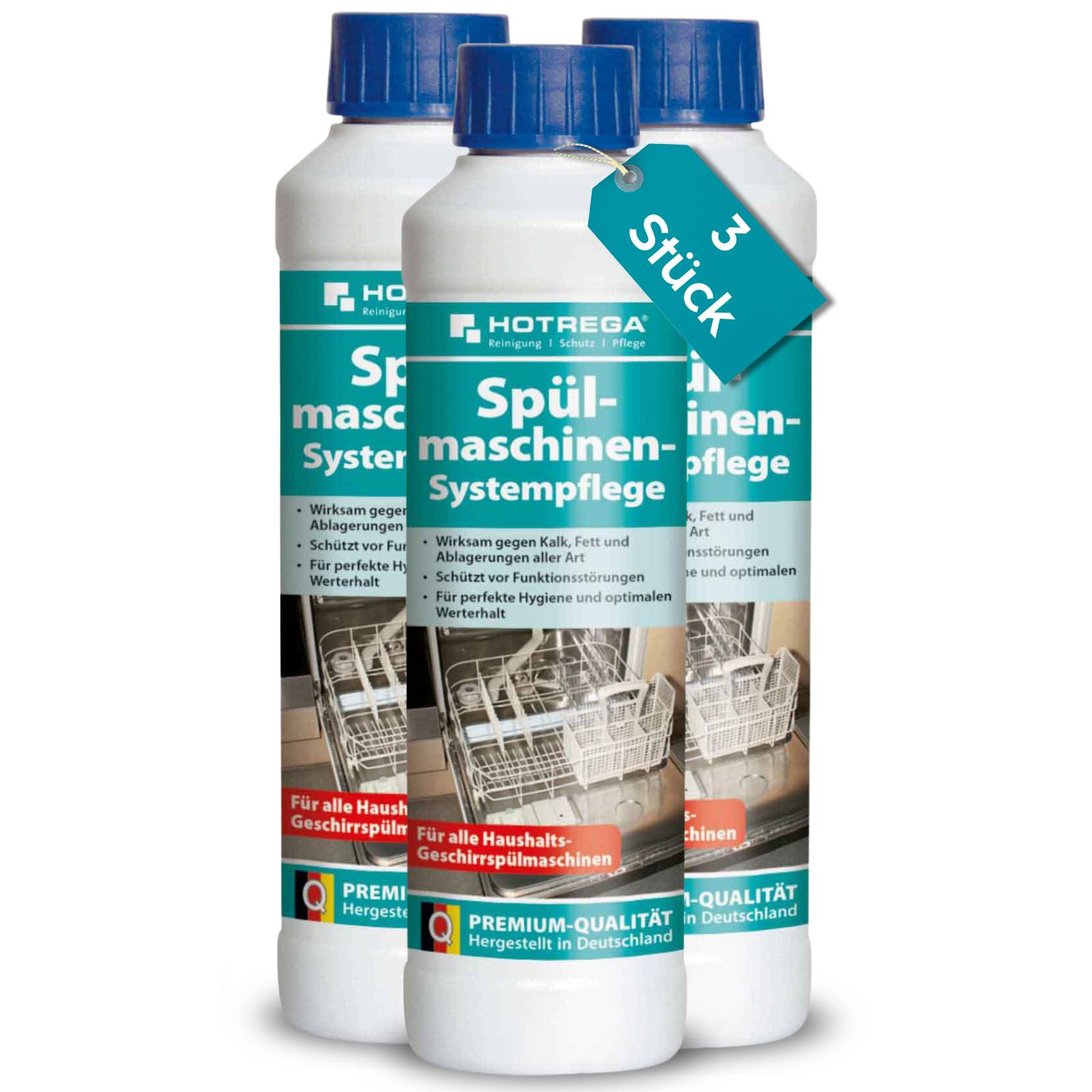 HOTREGA Spülmaschinenreiniger Sets - Menge:3-0