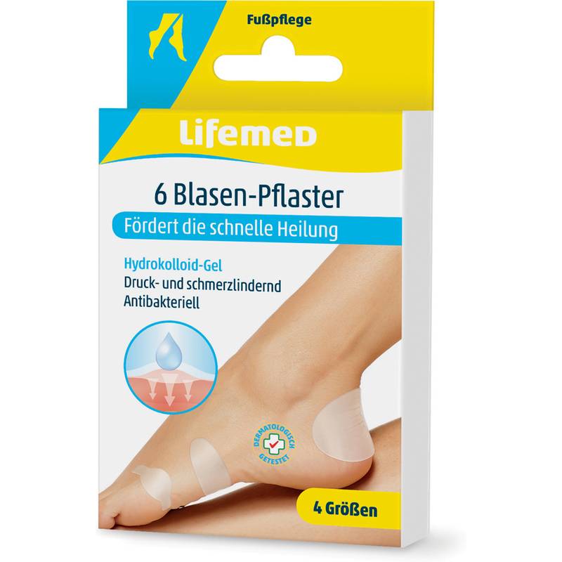 Lifemed Blasen-Pflaster, transparent, 6er-0