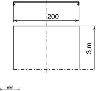 3 Mtr. Unex Abdeckung lgr 66202 grau Kunststoff-1