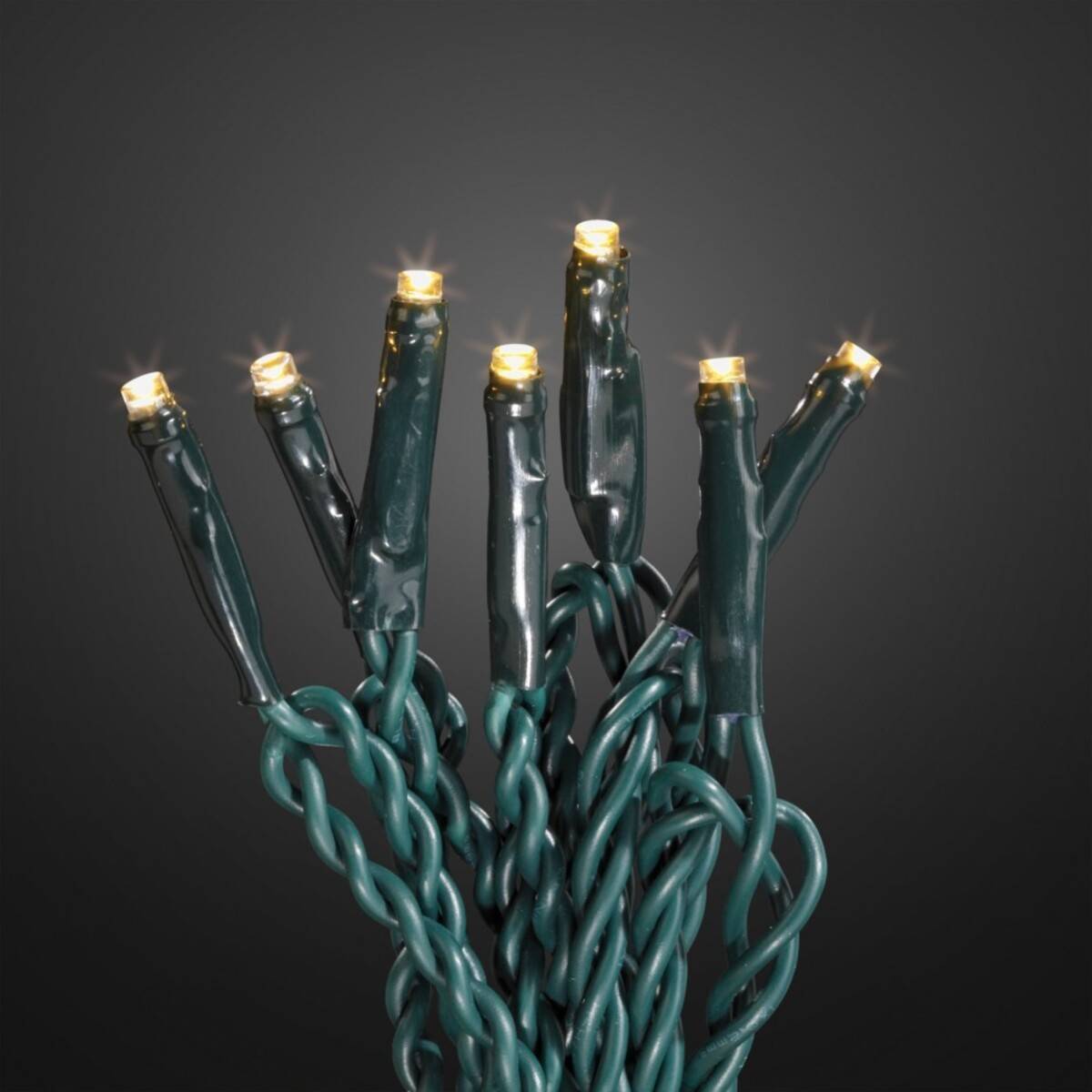 Hellum 521849 Lichterketten mit Batterien Innen batteriebetrieben Anzahl Leuchtmittel 50 LED Mehrfarbig, Warmweiß Beleuc-1