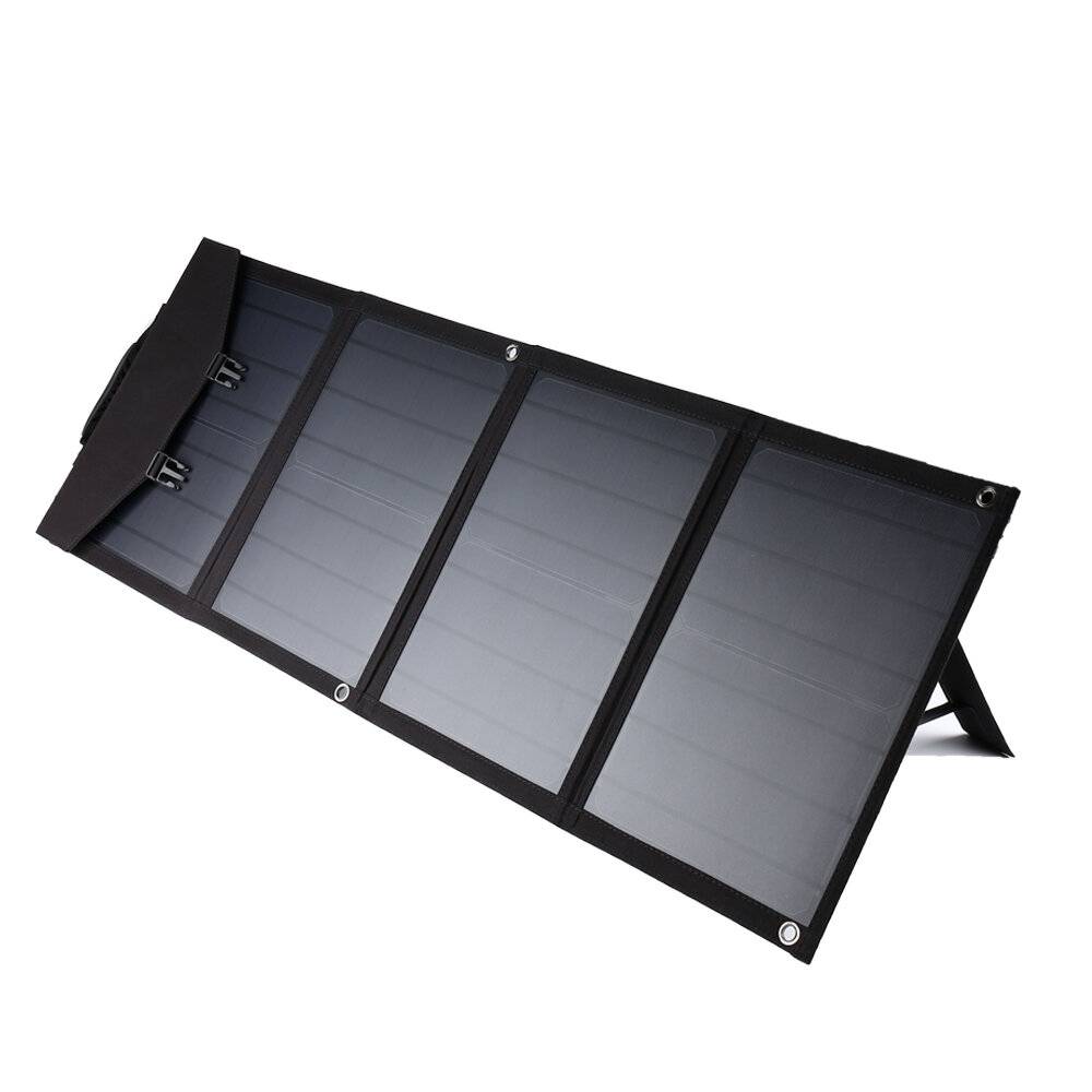 Faltbares Solarpanel 80W - Monokristalline Powerstation mit USB - Hocheffizient & tragbar-2