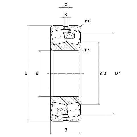 Pendelrollenlager 21318 D1C3 ID 90mm AD 190mm Breite43mm NTN-1