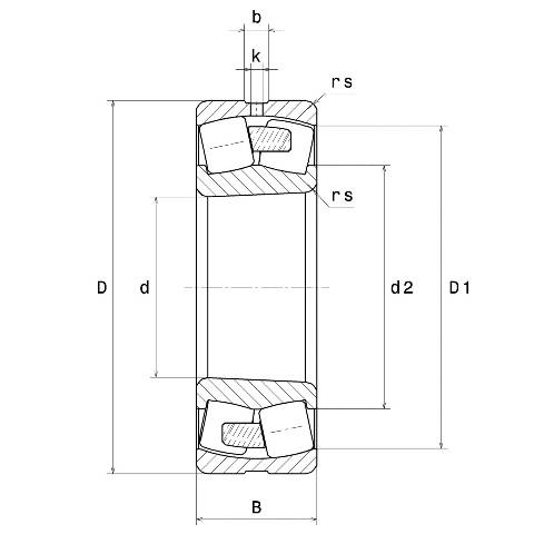 Pendelrollenlager 22213 .EMKW33C3 ID 65mm AD 120mm Breite31mm NTN-1