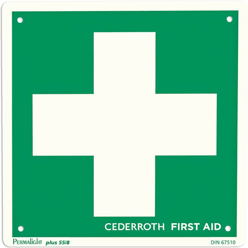 CEDERROTH Hinweisschild "Rettungszeichen", nachleuchtend-0