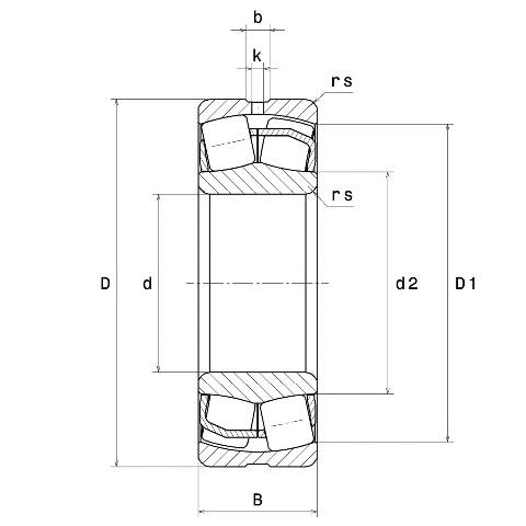 Pendelrollenlager 22313 .EAW33C3 ID 60mm AD 140mm Breite48mm NTN-1