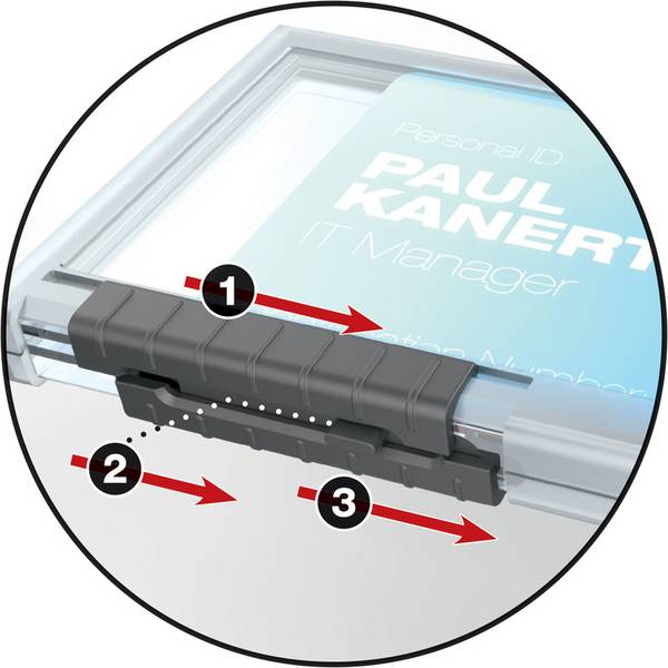 Kartenhalter PUSHBOX TRIO 10 St./Pack. - Artikel: 132003300