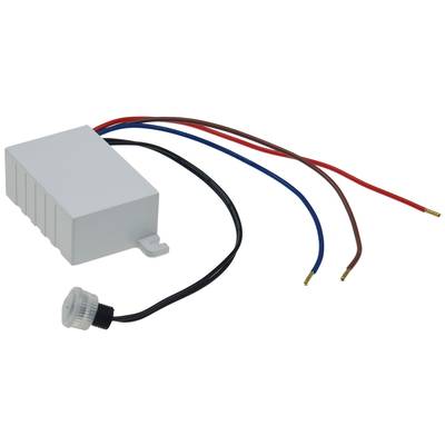 ChiliTec Dämmerungs-Schalter für Decken-Einbau 230V/50Hz, 10A, externer Sensor, IP44
