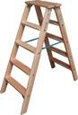 STABILO Doppelleiter Holz 2x5 Stu.-0
