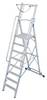 Krause Stabilo® Professional 127525 Aluminium Stufen-Stehleiter Arbeitshöhe (max.): 3.9 m Silber 22.5 kg
