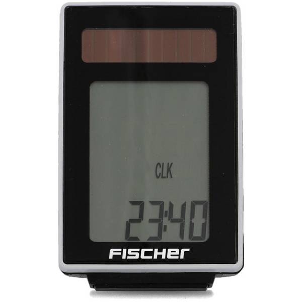 FISCHER Fahrrad-Computer Funk Solar, 22 Funktionen