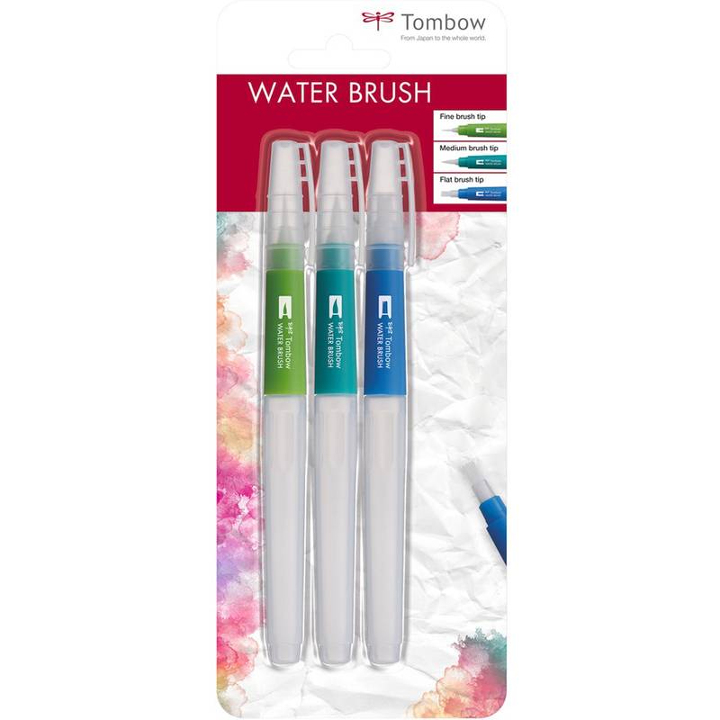 Tombow Wassertankpinsel, 3er Blister (1230490)-0