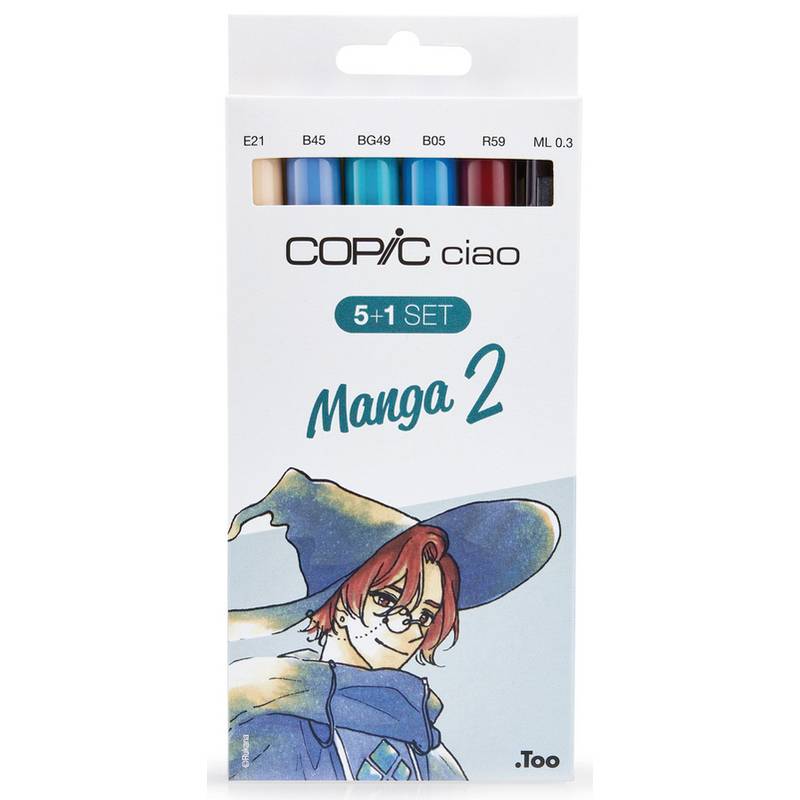 COPIC Marker ciao, 5+1 Set "Manga 2"-0