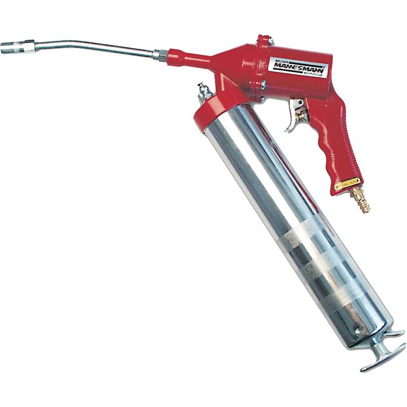 BRÜDER MANNESMANN Druckluft-Fettpresse, Farbe: rot/silber-0