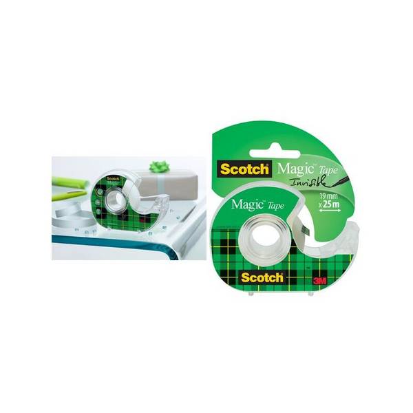 3M Scotch Klebefilm Magic 810, unsichtbar, 19 mm x 30 m