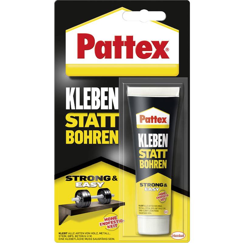 Pattex Kraftkleber Kleben statt Bohren, 50 g Standtube, weiß-0