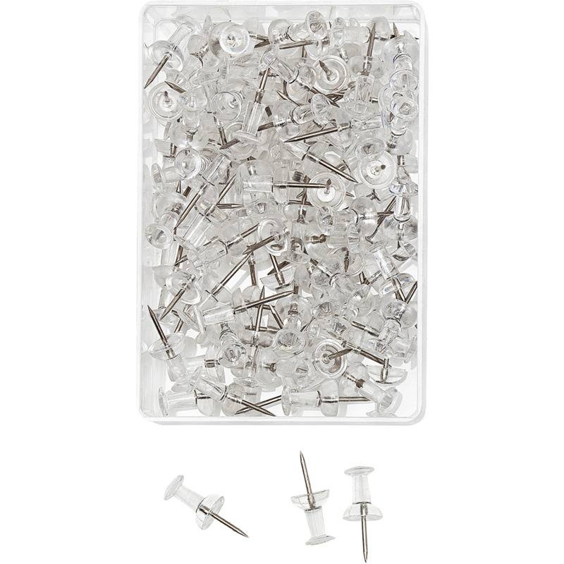 WEDO Pinnwand-Nadeln, glasklar, Großpackung