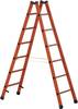 Stehleiter 2x14 Sprossen GFK Leiterlänge 4120mm Arbeits-H.b.ca.5200mm ZARGES