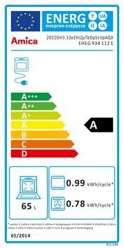 Amica EB-Gas-Herdset FineDesign EHEG 934 112 E Energieeffizienzklasse=A Ober-/Unterhitze=ja-1