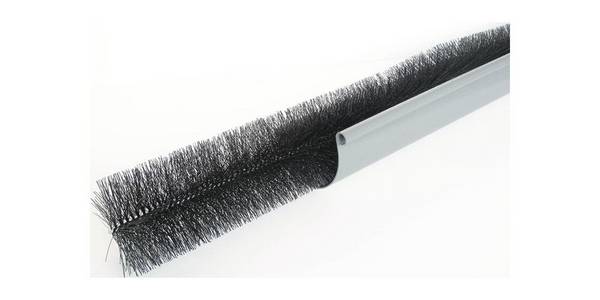 Rinnenraupe B.100-125mm L.1,2m schwarz PROTEKTOR