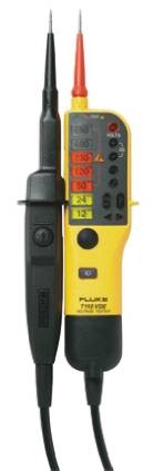 Fluke T110 Digital Spannungsprüfer mit Durchgangsprüfung, CAT III 690 V, CAT IV 600 V, ISO-kalibriert-0