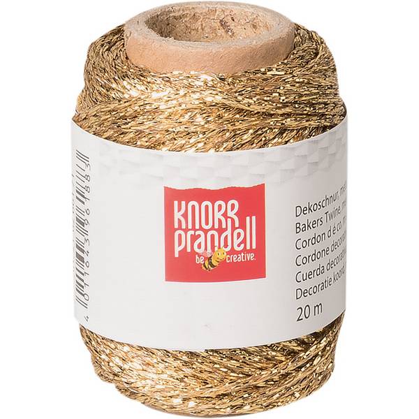 Dekoschnur Metallic 1,5mmx20m gold